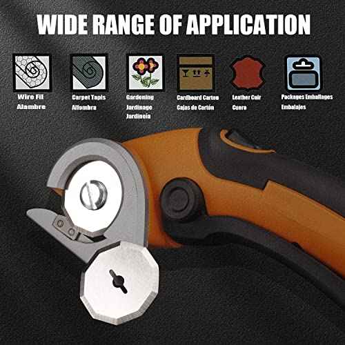 2-Pack WA2300 Blades Compatible with Worx ZipSnip Cordless Scissors Replacement Blades, Fits RC2600K, RC2601, RC2602, WX080L, WX081, WX082L, WX081L, WX745L.9