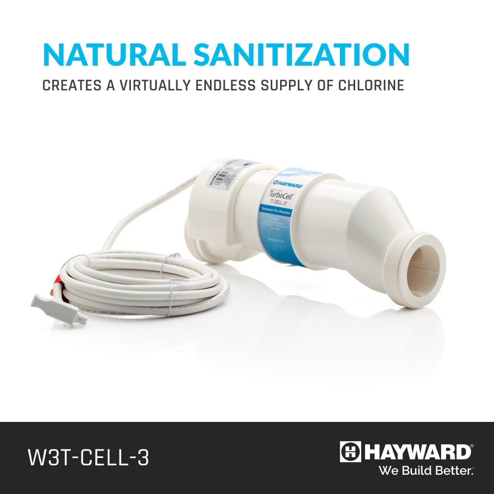 Hayward W3T-Cell-3 TurboCell Salt Cell for Pool Chlorination, In-Ground Swimming Pools up to 15,000 Gallons