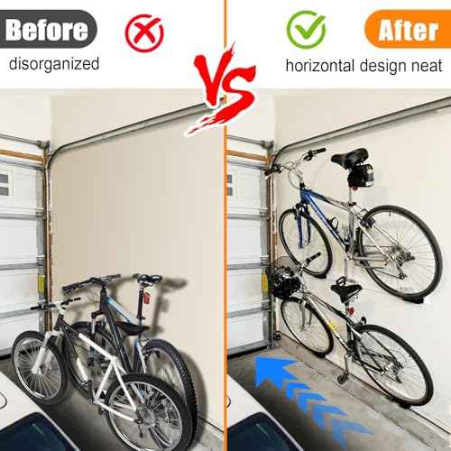 Eapele Bike Pedal Hanger Bicycle Wall Mount Horizontal Hanger, Heavy-duty 10GA Steel Plates Made, Support to 150lb, Compatible with Platform Pedal, Clipless Pedal, and Hybrid Pedal£¨3pcs£©