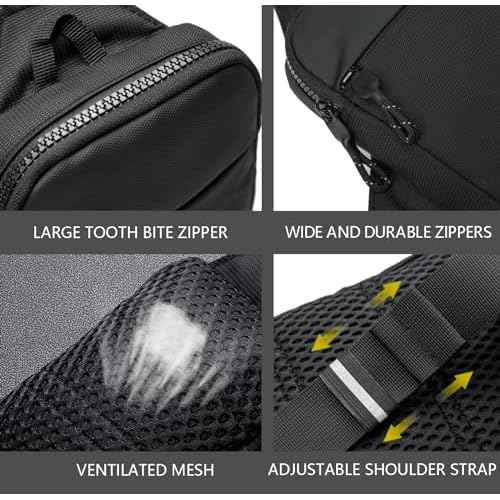 Mini Sling Bag for Men Women, Waterproof Utility Crossbody Backpack Chest Bag for Hiking Travel Sports Running