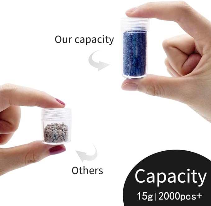 ZORETCO Diamond Painting Storage Containers,120 Slots Diamond Painting Accessories Kits with Tools for Diamond Art Craft Jewelry Beads Organizer