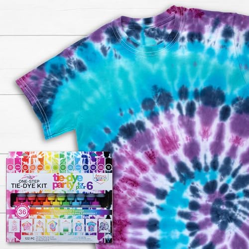 Tulip One Step Tie Dye Kit: Tie Dye Party Supplies, 18 bottles