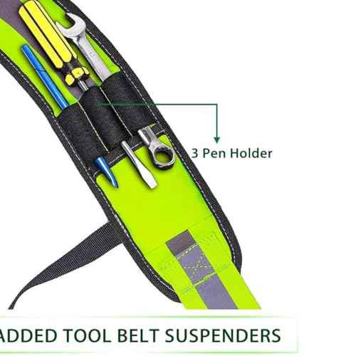 Safety Work Suspenders Tool Belt Suspenders, Heavy Duty Tool Belt Suspenders Reflective Safety Suspenders