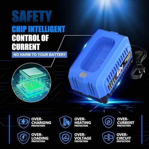Replacement for Kobalt 40v Battery Charger KRC 40-06 KRC 60-06 KRC 840-03, Compatible with Kobalt 40-Volt Li-Ion Battery KB 240-03 KB640-03 KB 240-06 KB640-06 KRC40-06 KB340C-06 KB245-06 KB440-03