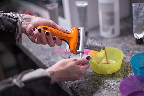 Big Squeeze Tube Squeezing Tool – Waste Less, Save More – Professional-Grade Metal Tube Squeezer, Ideal for Artists and Stylists – Works with Paint, Hair Dye, Prescription Creams, Cosmetics (Orange)