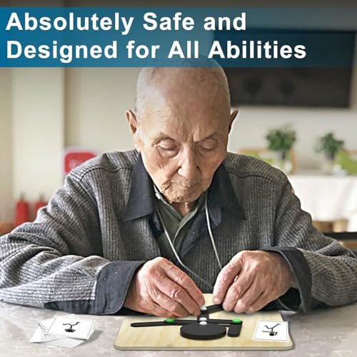 Matching Game for Adults with Dementia Activities, Dementia Activities for Seniors, Alzheimers Products for Elderly, Busy Boxes for Dementia Patients, Gift for Patients in Nursing Home