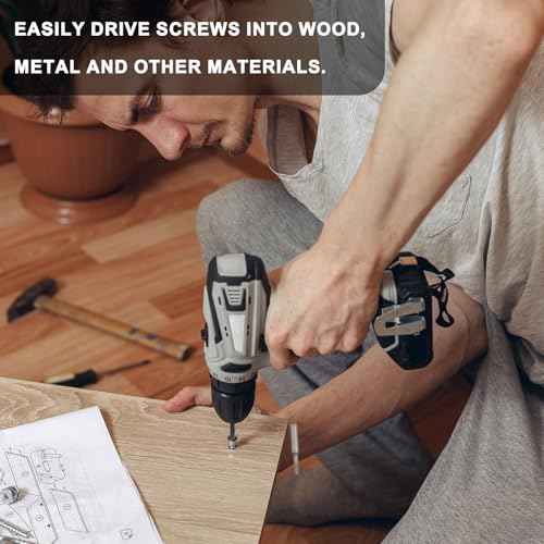 HARFINGTON 3pcs T27 Torx Head Screwdriver Bit 2" (50mm) Long 1/4" Hex Shank Magnetic No Hole Tamper Proof 6 Point Star Screw Driver Drill Bits Phosphate S2 Steel Industrial Power Tools