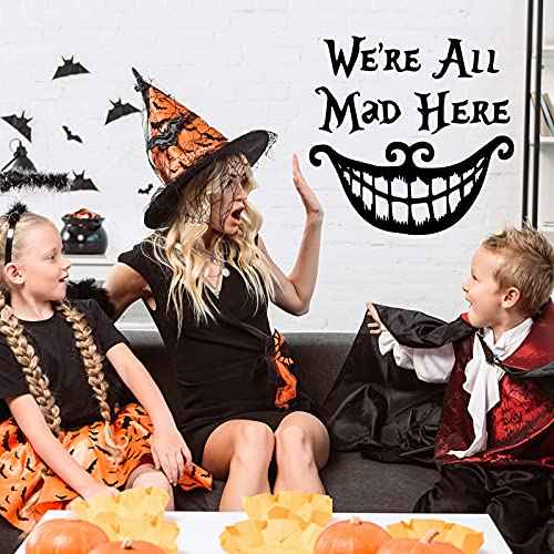 Halloween ¡®Smiling Face¡¯ Thriller Wall Decals Cool Wall Sticker for Bedroom Living Room Home Decoration Party Wall Art Decor