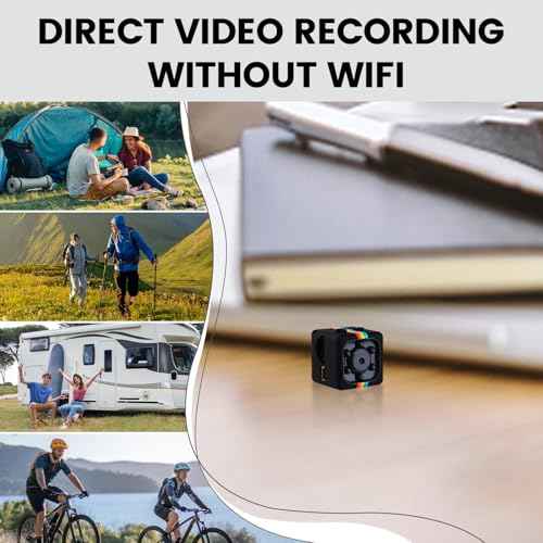 Spy Camera, No WiFi Security Camera with 32GB Memory Card,1080P FHD Small Cameras, Portable Mini Miniguard Cam with Night Vision, Motion Detection, Loop Storage, 360¡Æ Rotating Bracket