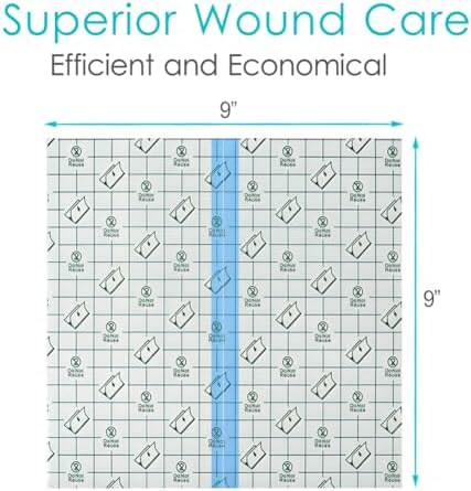 9" x 9" Ostomy Shower Cover [Pack of 25], Ostomy Bag Shower Protector Stoma Shower Guard Colostomy Shower Shields Waterproof Bandage for Women Men Showering