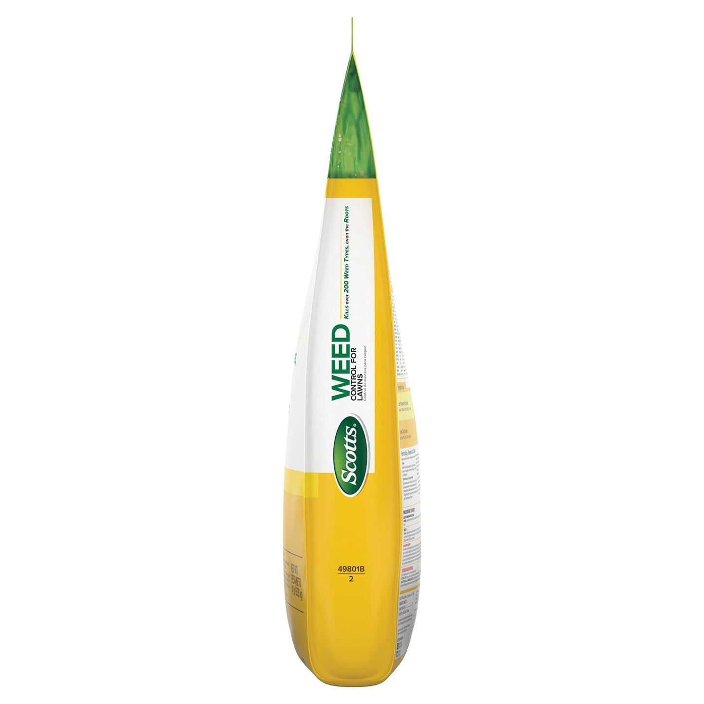 Scotts Weed Control for Lawns, Weed Killer, Kills Over 200 Weed Types Including Dandelion and Clover, 5,000 sq. ft, 14 lbs, Yellow
