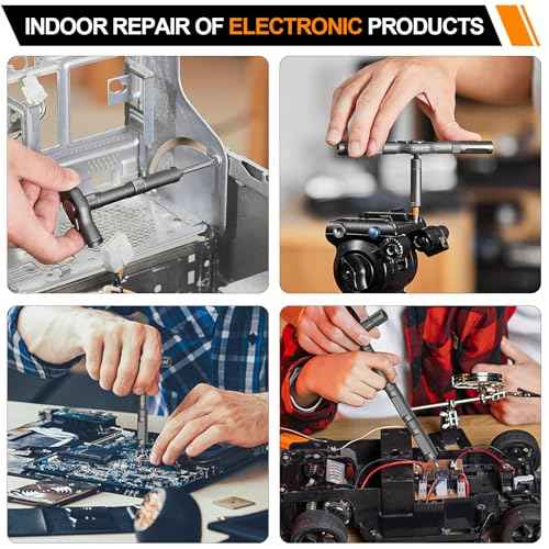 42 in 1 Magnetic Screwdriver Set, DIY Ratchet Screwdriver Set, Multi Bit Magnetic Drive Set with Detachable Ratchet Handle, Portable Repair Tool Kit for Electronics, Furniture, Bicycle,Gray