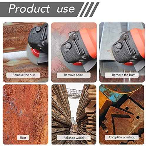 Wire Cup Brush for 4 1/2 Angle Grinder, 2 Pack 3 inch Wire Brush for Grinders, 5/8" -11 Threaded, for Heavy Cleaning Rust, Stripping and Abrasive