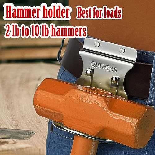 Hammer Holder, Drill Holster, Stainless Steel Hammer Holster,Hammer Holder for Tool Belt£¨2.6inches Hammer Loop£©