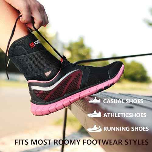 2 Pack Ankle Brace Stabilizers,Ankle Sprain Pain and Discomfort for Men & Women Injury Recovery Ankle Support,for Running Volleyball Basketball(Medium)