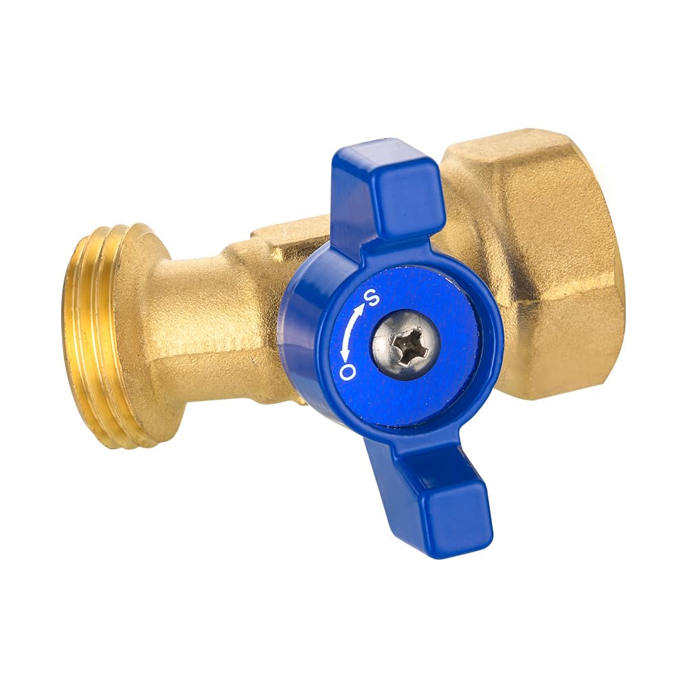 EFIELD (Pack of 30 1/4-Turn Outdoor Spigot, Sillcock Hose Bibb Valve 3/4" Female NPT Inlet ×3/4" Male GHT Threaded Garden Hose Outlet/Connector (30),(SILLCOCK042-30PCS)