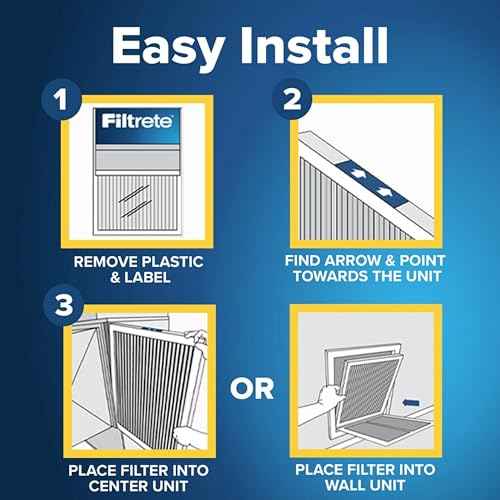 Filtrete 18x25x1 AC Furnace Air Filter, MERV 12, MPR 1500, CERTIFIED asthma & allergy friendly, 3 Month Pleated 1-Inch Electrostatic Air Cleaning Filter, 4-Pack (Actual Size 17.81 x 24.81 x 0.81 in)