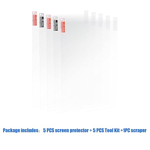 LANEKGU 5PCS Wear-Resistant Leak-Proof Screen Protector Film for Elegoo Saturn 3, Saturn 3 Ultra Resin LCD 3D Printers