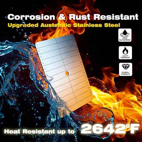 Crypto Seed Phrase Backup ? 3-Plate Steel Wallet & Hardware Wallet Backup for Cold Storage, Fireproof Seed Phrase Plate Kit with Engraver, Indestructible Metal Crypto Seed Storage Vault
