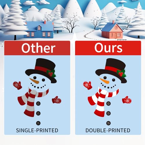 IMISHM 6 PCS Christmas Door Decorations Removable Christmas Wall Stickers Christmas Door Stickers Christmas Window Stickers for Christmas Winter Home Indoor Decorations
