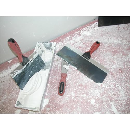 MARSHALLTOWN DuraSoft II Taping Knife, 8 Inch Stainless Steel Blade, For Drywall Finishing, 4508SD