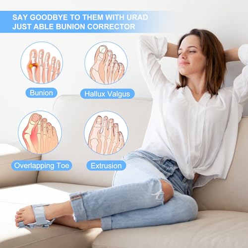 Bunion Corrector for Women Big Toe Straightener,Bunion Relief with Soft Silicone Pad,Breathable & Anti-slip Suitable for Left/Right Feet,Gray,1Pack