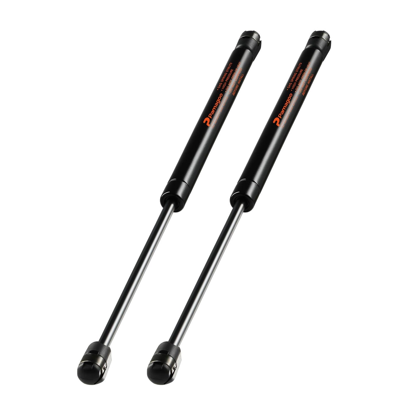 PAMAGOO C16-15208 16 inch 45 lbs Gas Struts, C16-23993 14269 15.7 inch Gas Shocks Lift Support for Truck Canopy Cap A.R.E Leer Camper Shell Topper Window Snugtop Replacement Parts, 2 Pack