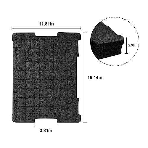 DWST88801 tool Organizer Foam Insert for DeWalt tstak packout foam inserts DWST17808, DWST17807, DWST17805(2Pcs)