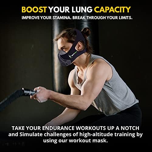 NEXTGEN Breathing Workout Mask - Enhance Stamina & Endurance | 24-Level Adjustable Airflow for Optimal Lung Performance | Elevate Cardio & Gym Training for Men (Beige Camo)