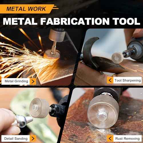 Diamond Sanding Bits for Dremel Rotary Tool, Grinding Stone Sanding Drill Bits with 1/8" Shank Gift for Craft Lovers - Metal & Woodworking/DIY Craft Making - 150 Grit 1 Pack