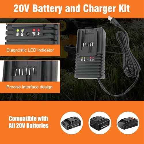 2 Pack Upgraded 3.6Ah WA3525 Battery Replacement for Worx Battery 20V Compatible with Worx 20V Battery WA3520 WA3575 WG151s WG155s WG251s WG255s WG545s WG891 Leaf Blower Tools Batteries(Black)