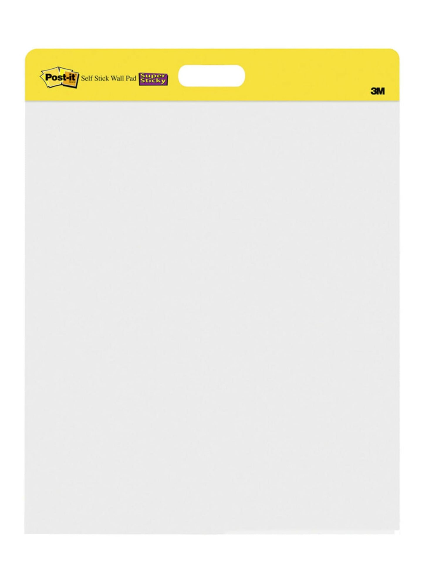 3M Post-it Easel Pad, 20 in x 23 in, White, 20 Sheets/Pad, 2 Pads/Pk, Mounts to surfaces with Command Strips included
