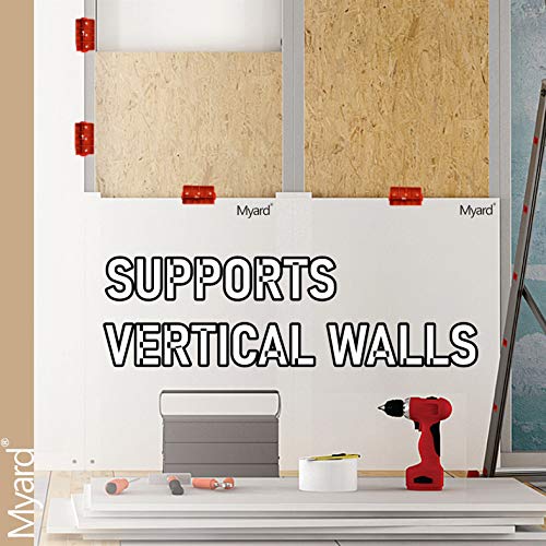 Myard Upgraded Drywall Fitting Tool Block Support The Plaster Board in Place While Positioning & Fixing (2pcs)