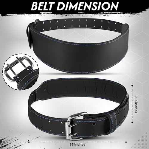 ABRIX Leather Tool Belt for Men ? Heavy Duty 28 Pocket Tool Belts with Padded Foam, Adjustable (Fits 30" to 50"), Maroon (Chocolate, Extra Large) (Black, Extra Large) (Black)
