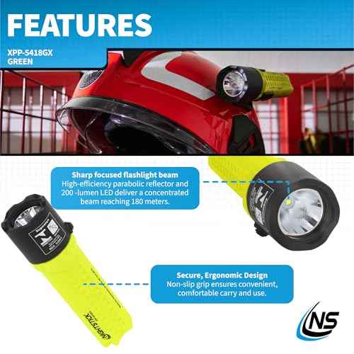 Nightstick Flashlights XPP-5418GX, Green