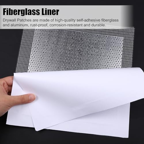 8 ¡¿ 8 inch Drywall Repair Patch, 3 Pack Drywall Repair Kit Large Hole Patch-Repair for Drywalls Heavy Duty Self-Adhesive Mesh Drywalls Patch Kit, Dry Wall Hole Repair-Patch for Drywall-Plaster Wall