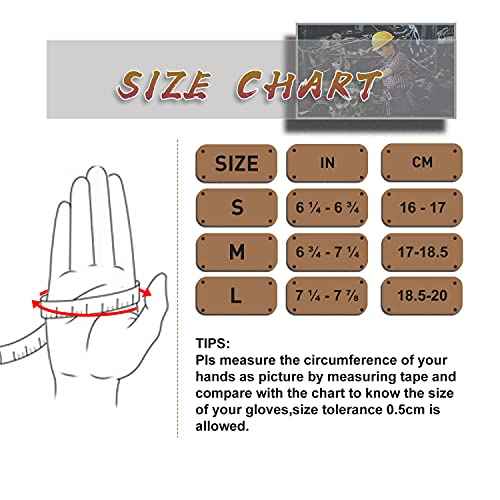 HLDD HANDLANDY Work Gloves for Women and Ladies, Leather Gardening Gloves Flexible Mechanic Working Gloves