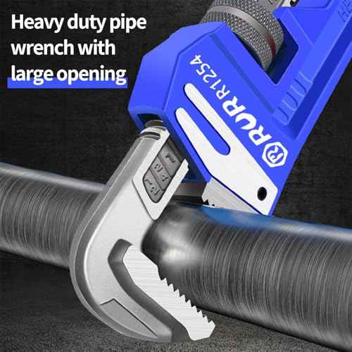 14 Inch Pipe Wrench | Plumbers Wrench, Heavy Duty Plumbing Tools | Forged from High Carbon Steel | Suitable for Water Pipes, Plumbing, Fire Protection Pipe Tools