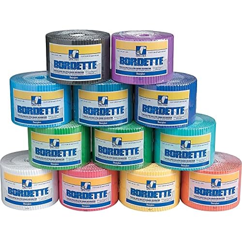 Bordette Pacon 37086 Decorative Border 2 1/4-Inch x 50-Ft Roll Canary