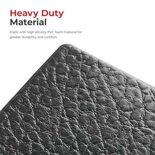 Sunny Health & Fitness Non-Slip Home Gym Mat ? Workout Floor Protection Foam Pad for Treadmill, Bike, Elliptical, Yoga and Exercise Equipment or Standing Desk in 4 Size Options