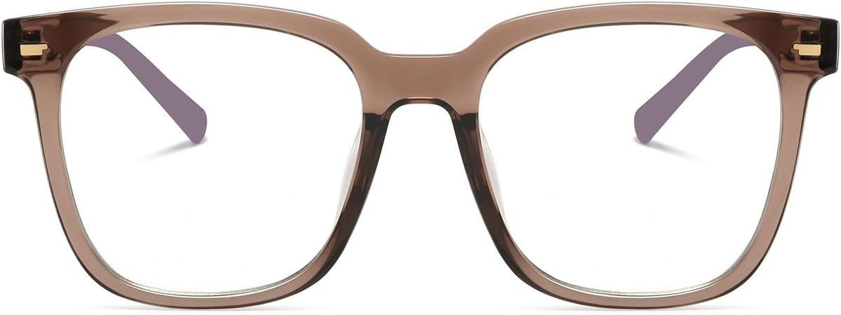 PANNER Oversized Square Blue Light Blocking Glasses for Women Men Anti Glare Reduce Eyestrain Computer Glasses