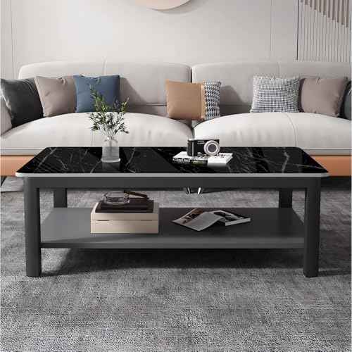 Yancorp 120inches Black Wallpaper Black Peel and Stick Wallpaper Marble Stick on Counter Tops Self Adhesive