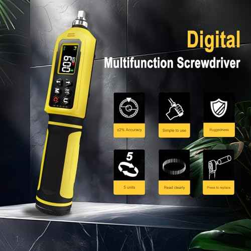 Digital Torque Screwdriver Set, 0.8-53.1 in-lbs/0.09-6 Nm, 45 PCS 1/4" Inch Pound Torque Wrench Screwdriver with Buzzer, LED Indicator & Vibration, 9 Preset Modes, ¡¾2% Accuracy for Precision Work