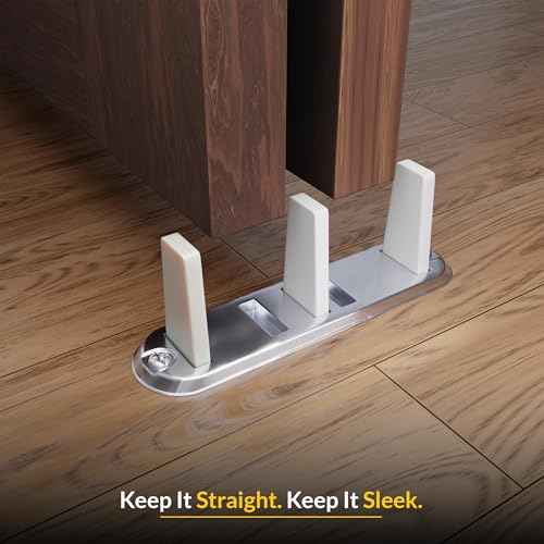 Sim Supply Floor Guide: Sliding, Steel, Anodized, 4 1/2 in Lg (In.), 1 1/8 in Wd (In.) 8-330 - 1 Each