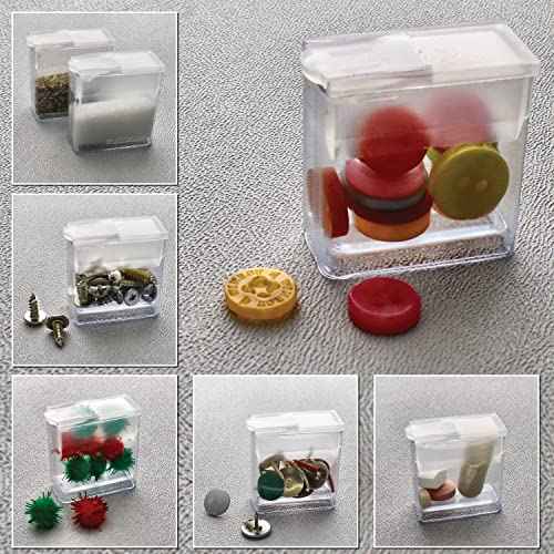 The Beadsmith Clear Plastic Boxes - Rectangle with a Flip Top Cap - 7/16¡± x 1¡± x 1-1/4¡± - Use for Beads, Bath Salts, Wedding & Party Favors, Home or Office Storage - Bag of 100