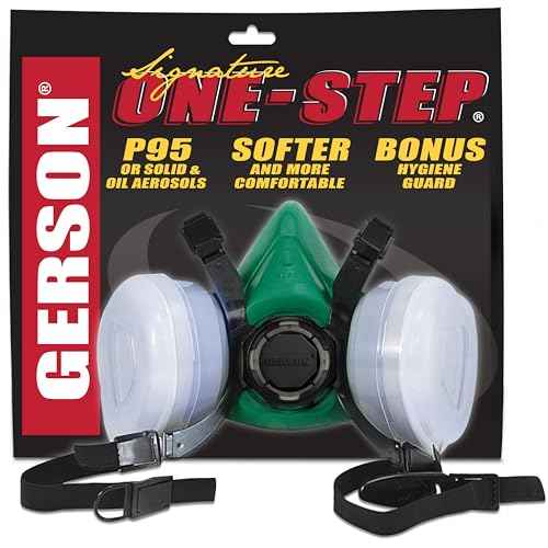 GERSON NIOSH 8211 One Step Disposable Half Mask Respirator OV/P95