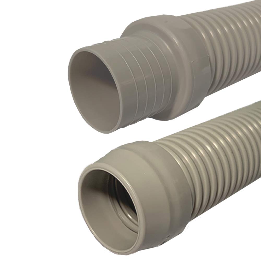 Puri Tech 6 Pack Universal Swimming Pool Cleaner Suction Hose 48 Long Grey Color for Hayward Navigator, Pool Vac Ultra, AquaBug, Polaris ATV and More