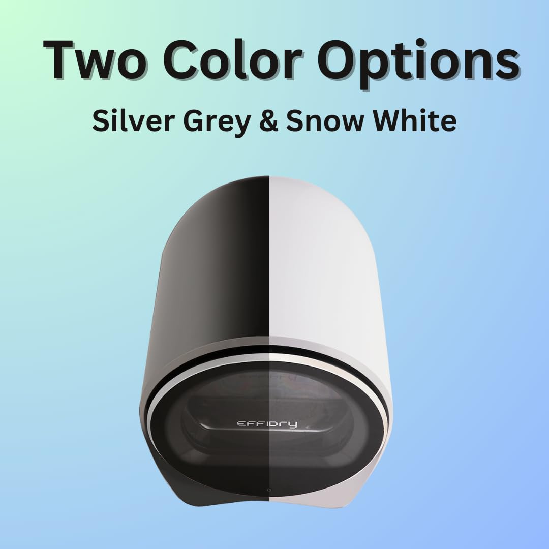 S3 Compact Dryer, capacity 1.0 cubic feet, voltage 110 volts, power 1050 watts, portable dryer, 8 drying modes, stainless steel drum, suitable for apartments and households. (white)