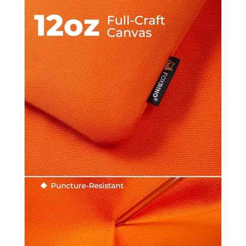 1120 Canvas Tool Pouch, Heavy Duty Small Tool Bag with Custom Zipper, Multipurpose Tool Pouches 6 Pack