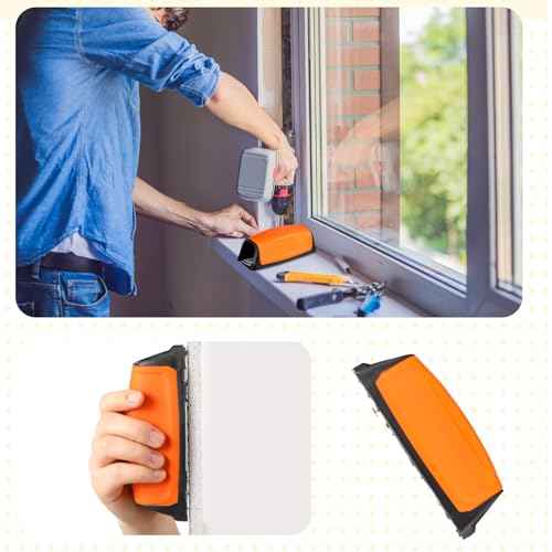 Lasnten Drywall Rasp 5-1/2 Inch Blade Drywall Cutting Tool Bi-Directional Teeth & In-Handle Dust Collection Pocket Size Professional Construction Finishing Tool for Wall and Ceiling